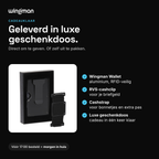 Wingman Wallet in luxe geschenkdoos: wallet, cashclip, cashstrap
