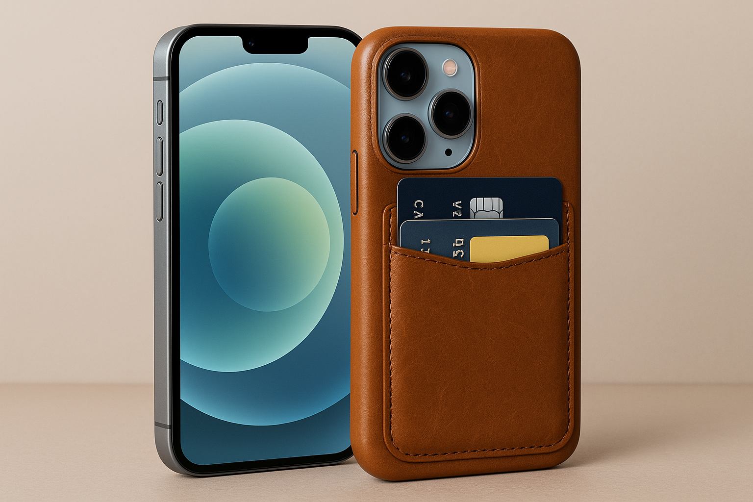 Iphone 17 hoesje met pasjeshouder