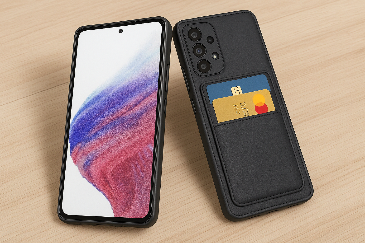 Samsung A53 hoesje met pasjeshouder