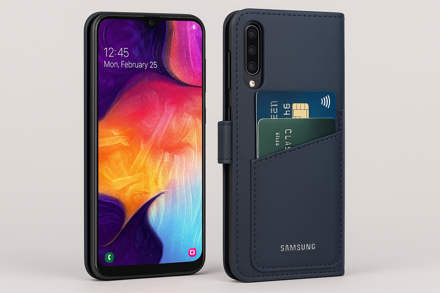 Samsung A50 hoesje met pasjeshouder