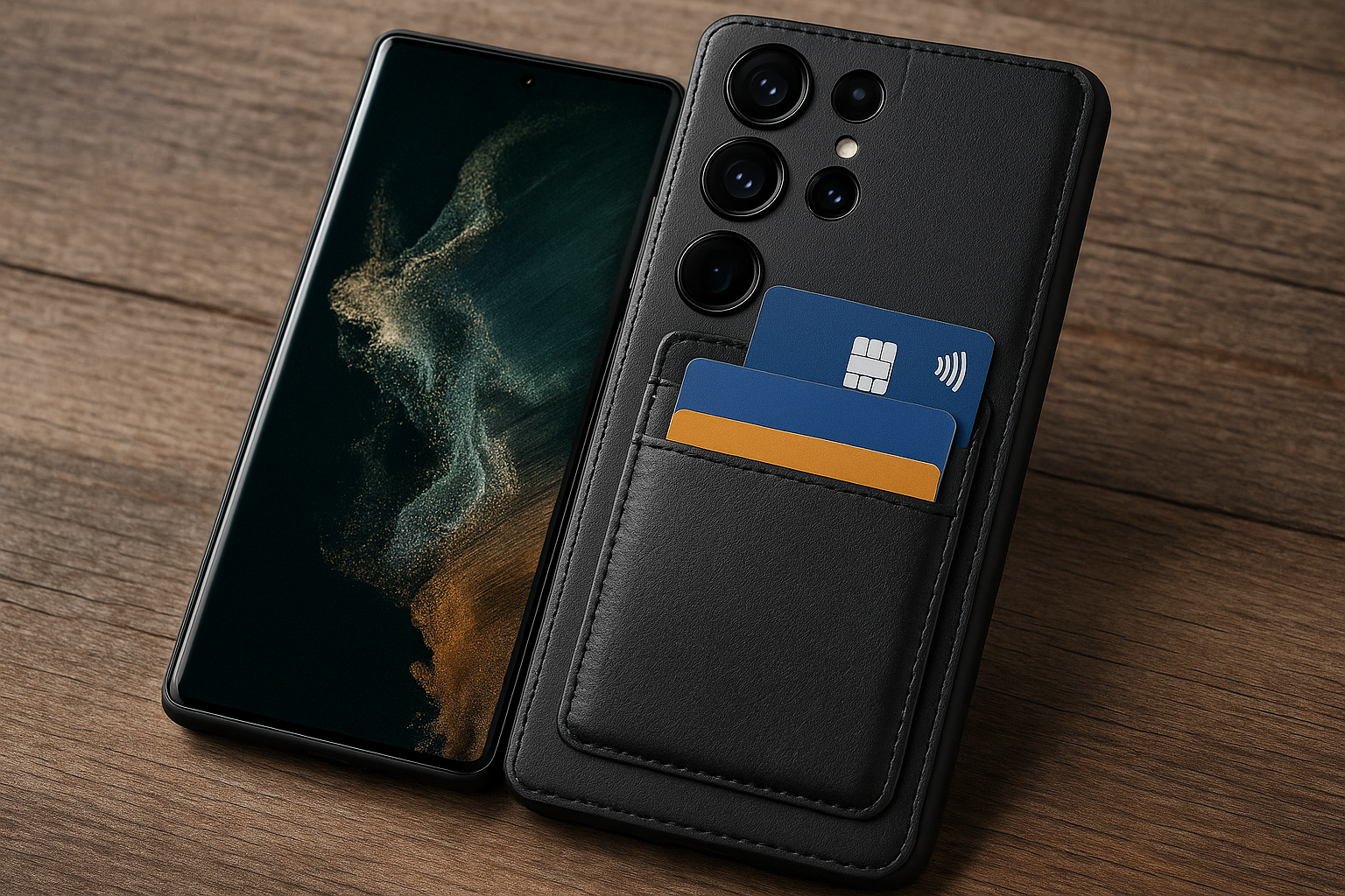 S24 Ultra hoesje met pasjeshouder