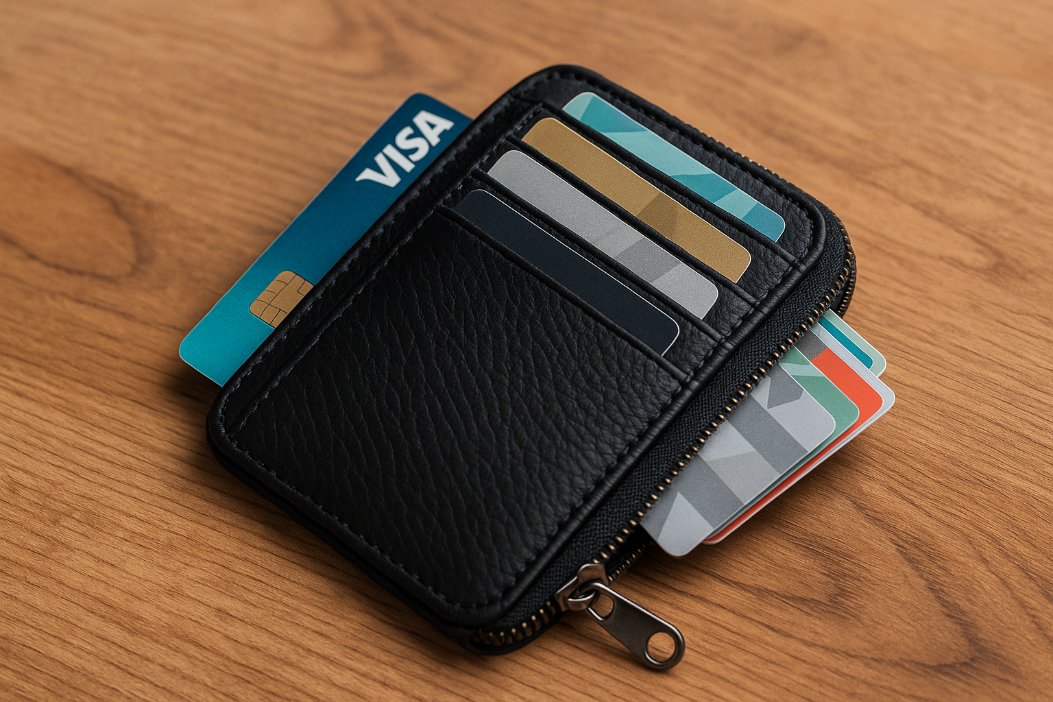 Pasjeshouder met rits