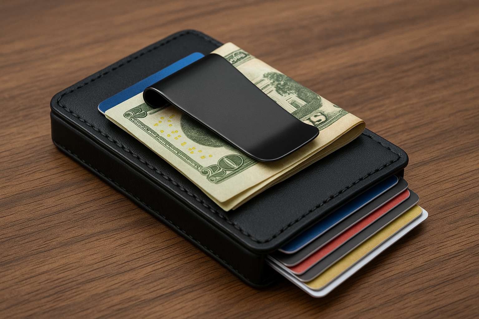 Pasjeshouder met clip